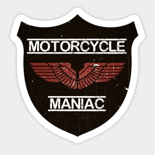 Motorcycle Maniac Sticker